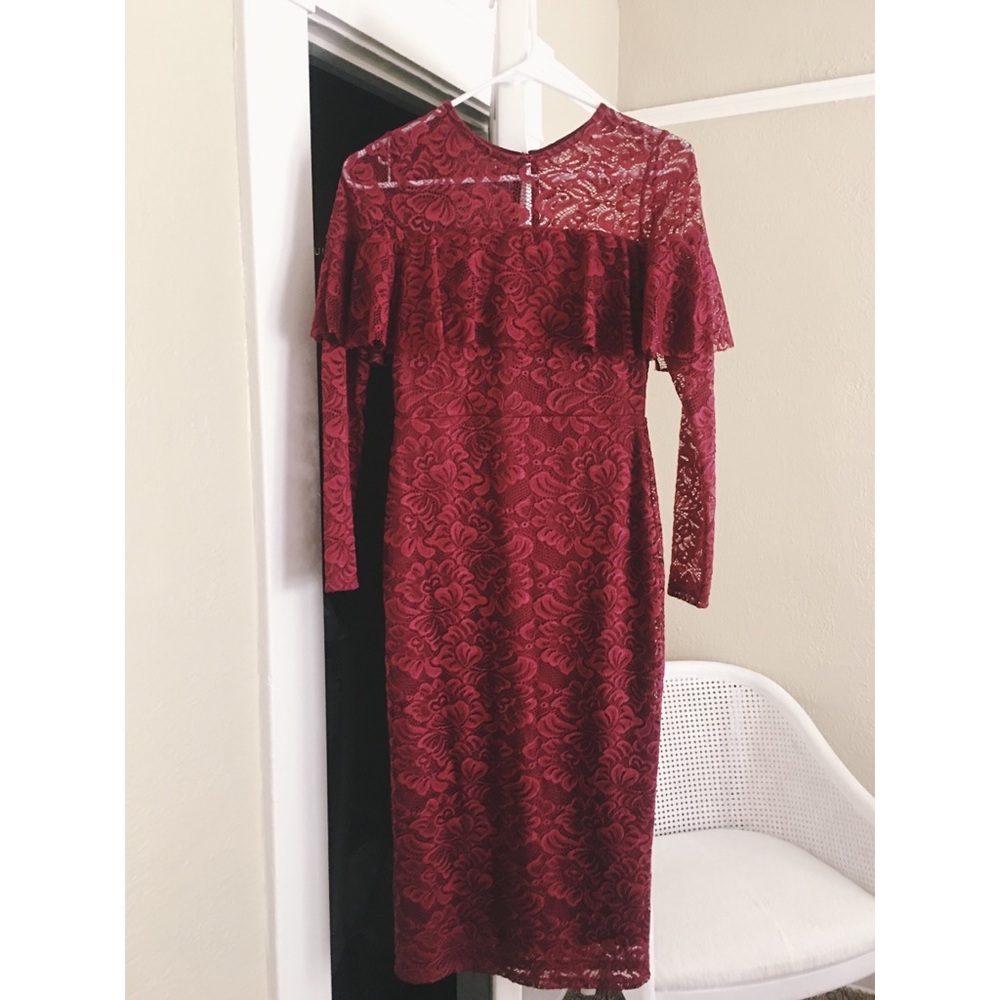 Long Sleeve Lace Dress